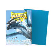 Dragon Shield: Matte Dual Sky Blue & Silver (100)