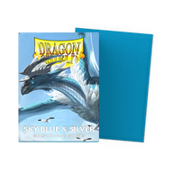 Dragon Shield: Matte Dual Sky Blue & Silver (100)