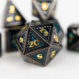 Golem Heart | 7 Piece Metal Dice Set