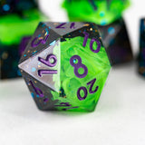 Denner Resin | 7 Piece Sharp Edge Dice Set