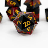 Burnished Sun | 7 Piece Sharp Edge Dice Set