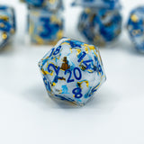 Leviathan | Double Cast | 7 Piece Sharp Edge Dice Set