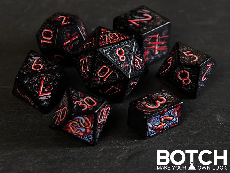 Dark Deities Polyhedral Dice Set (7)