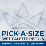 Pick-A-Size Wet Palette Replacement Sponge 2-Pack