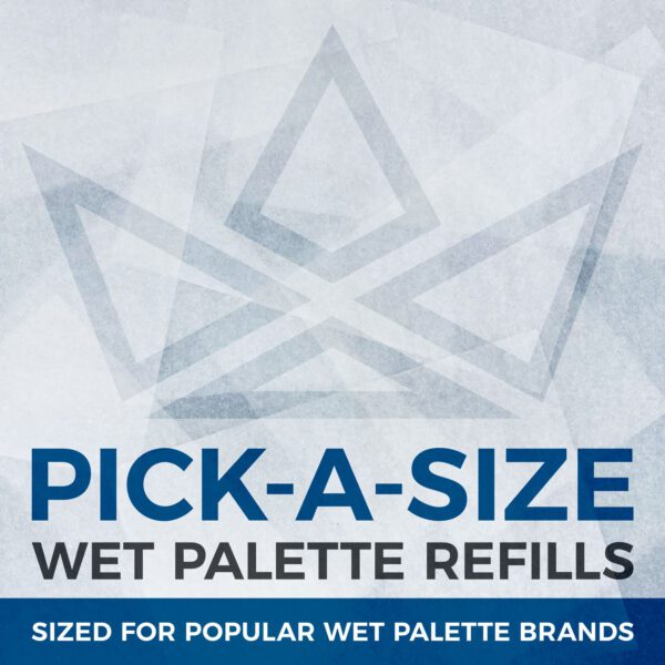 Pick-A-Size Wet Palette Replacement Sponge 2-Pack