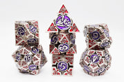 Oculus: Puzzling - Hollow Metal RPG Dice Set
