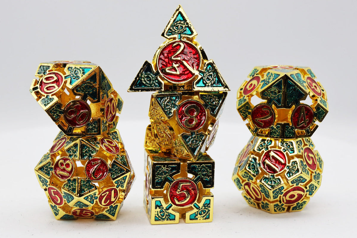 Oculus: Mischievous - Hollow Metal RPG Dice Set