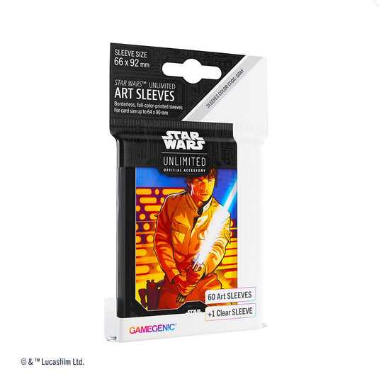 Star Wars Unlimited Art Sleeves - Luke Skywalker product image