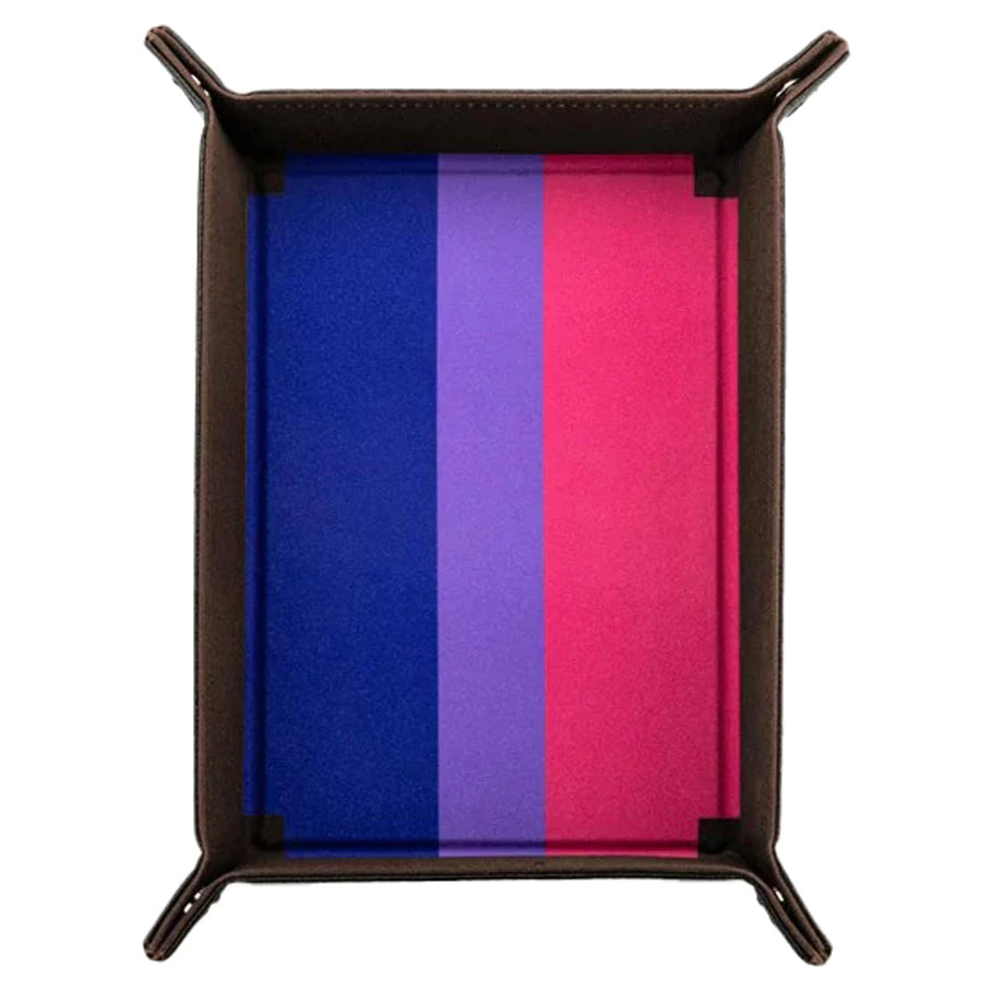 Folding Dice Tray: Pride - Bisexual