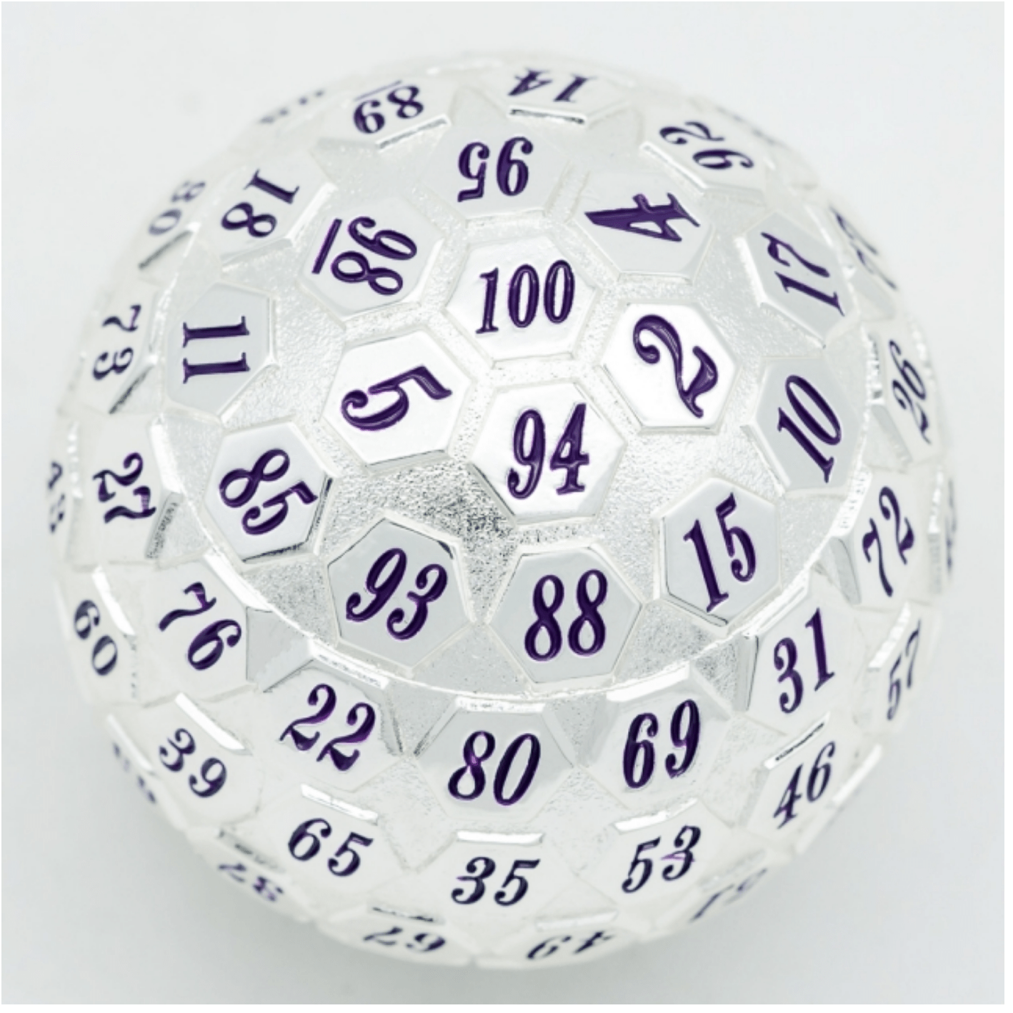 45mm Metal D100: Platinum with Purple