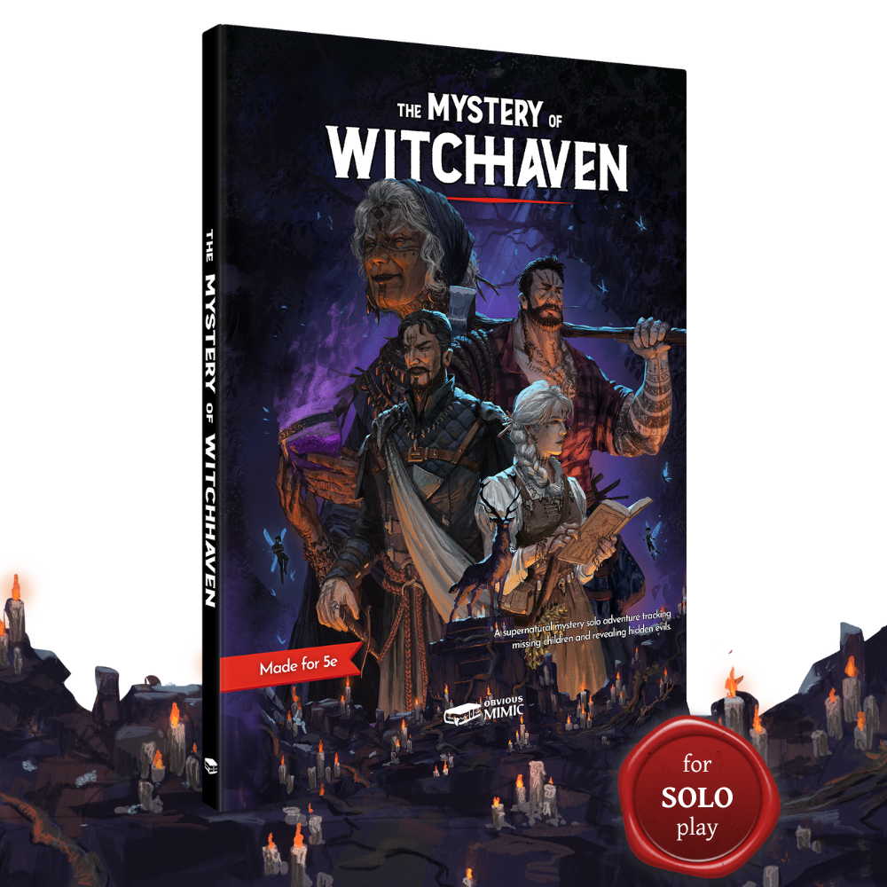 The Mystery of Witchhaven - A 5e Solo Adventure (Softcover) product image