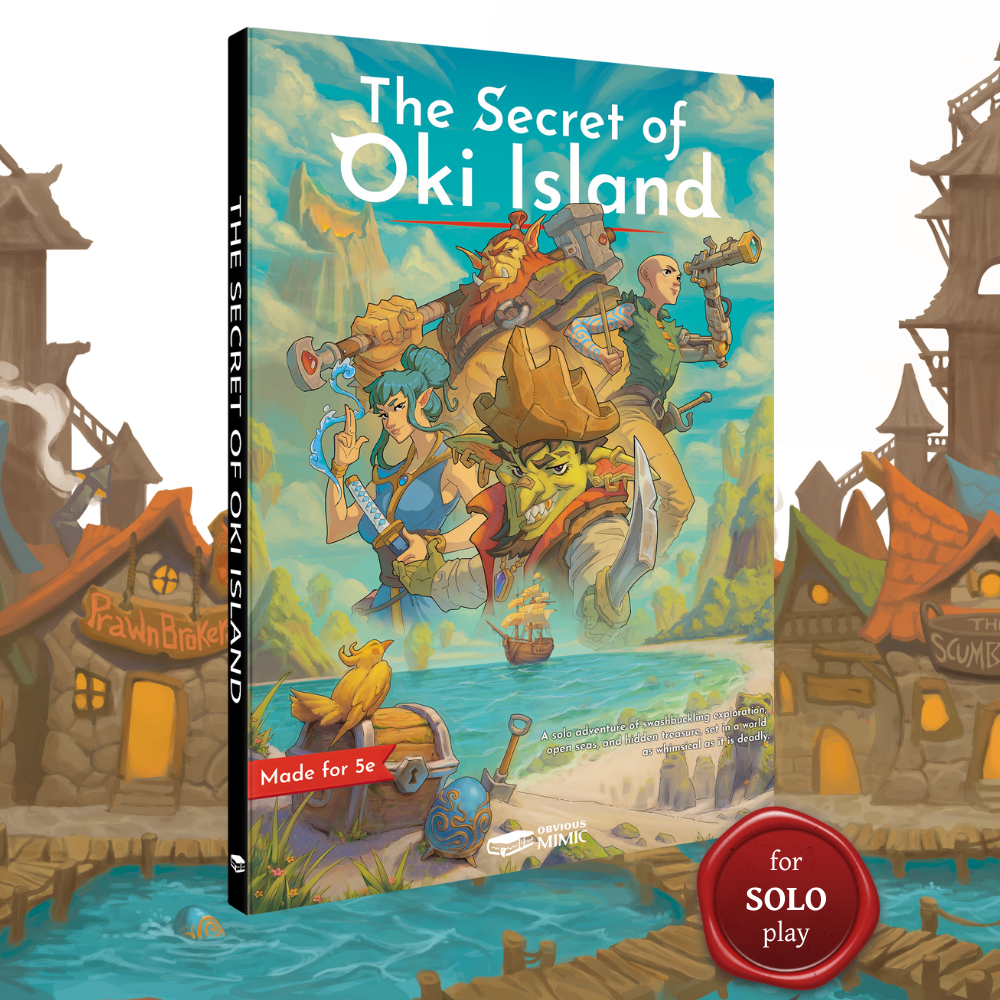 The Secret of Oki Island - A 5e Solo Adventure (Premium Softcover) product image
