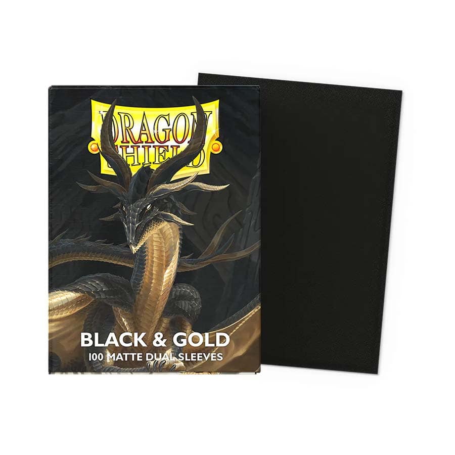 Dragon Shield: Dual Matte - Black & Gold