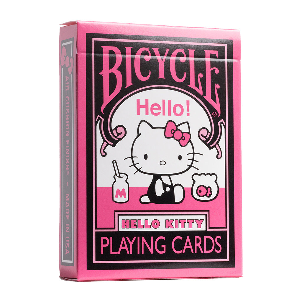 Bicycle: Hello Kitty Black & Pink Playing Cards