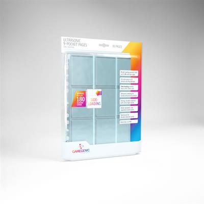 Sideloading 9-Pocket Pages: 10 pg Clear