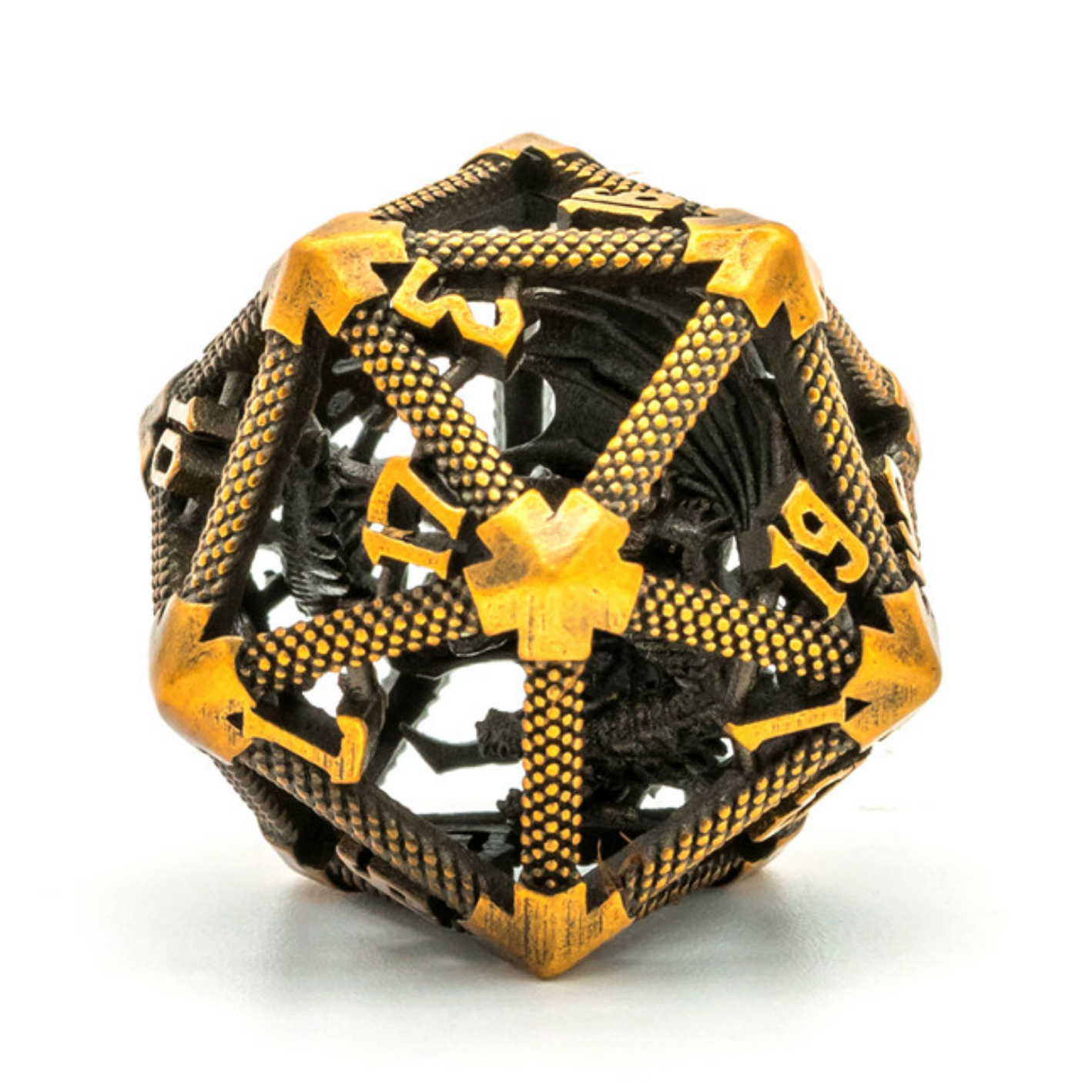 Hollow Dragon Keep D20 - Gold product image