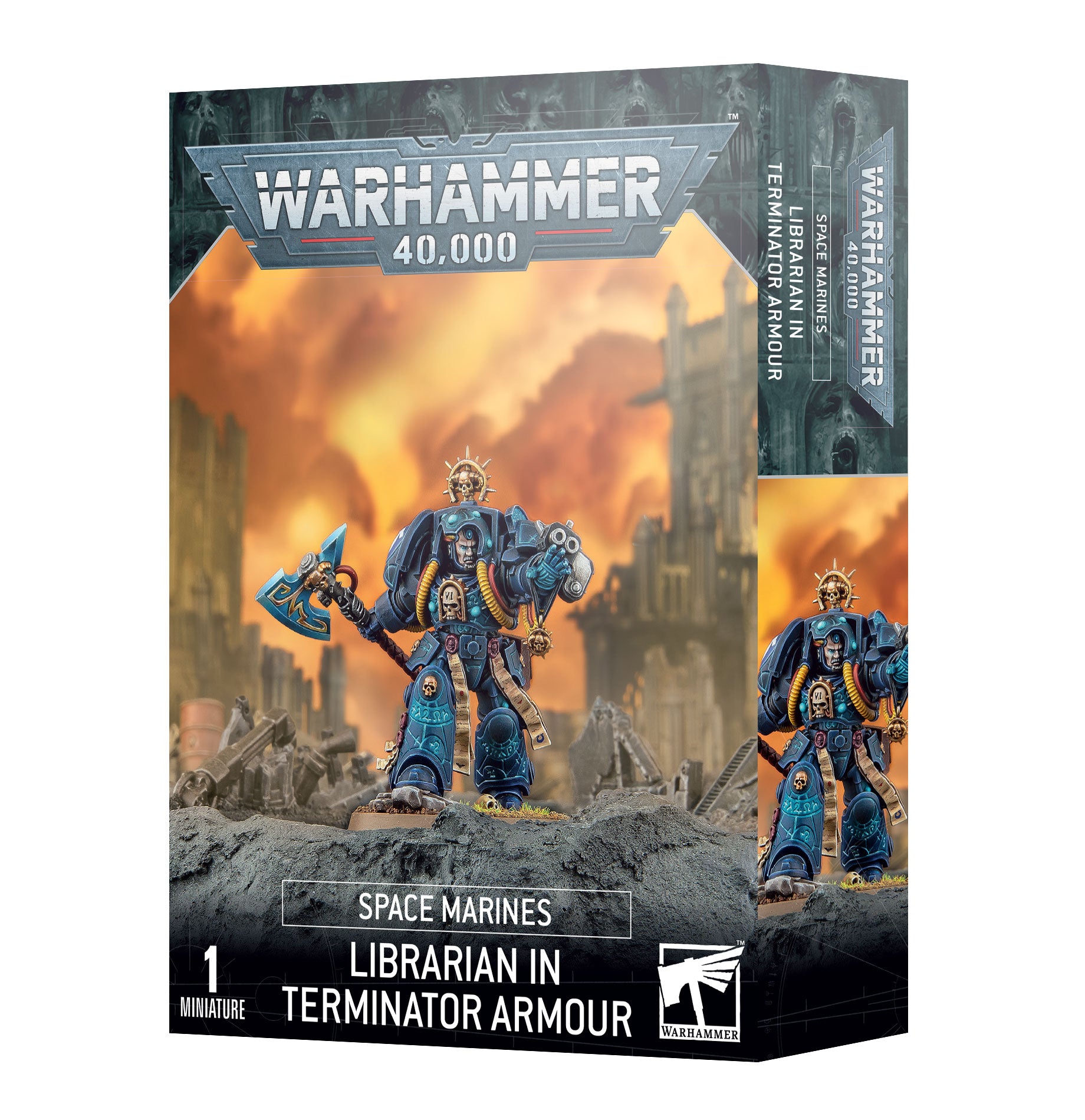 SPACE MARINES: Librarian In Terminator Armour