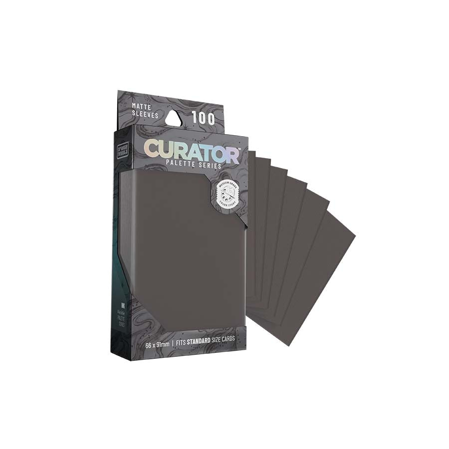 Curator Palette Sleeves: Ink (Black) (100 Count)