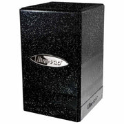 Satin Tower: Glitter Black