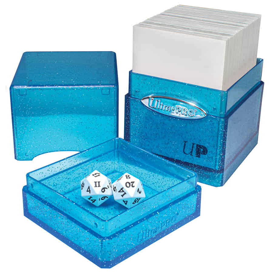 Satin Tower: Glitter Blue