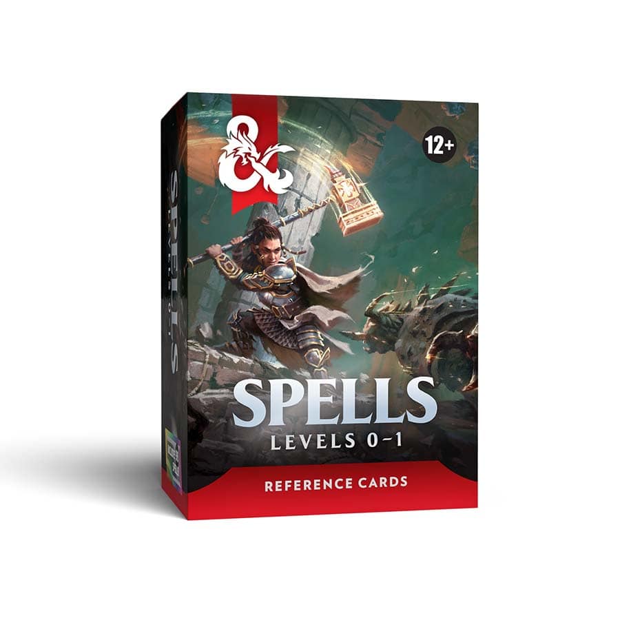 D&D Reference Cards: Spells 1 (Levels 0-1)