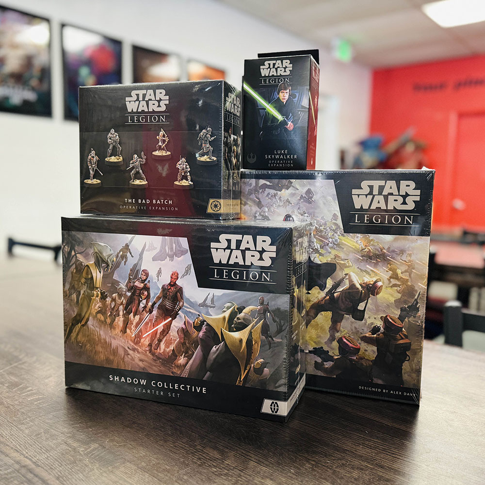 Star Wars Legion box sets and unit boxes ready for sale